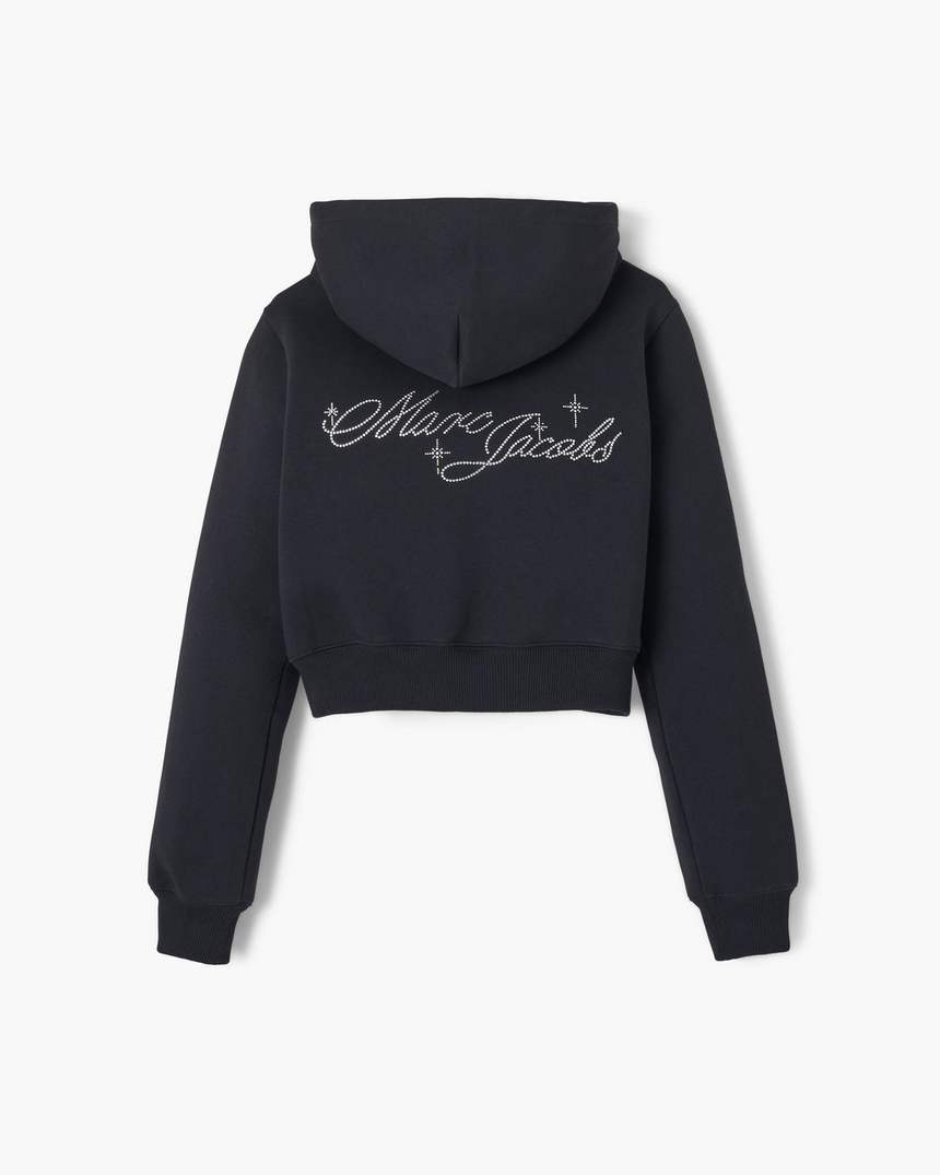 charm cropped hoodie