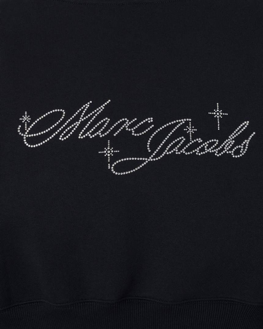 charm cropped hoodie