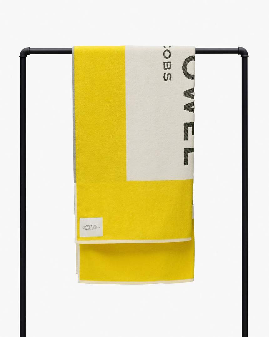 de strandhanddoek